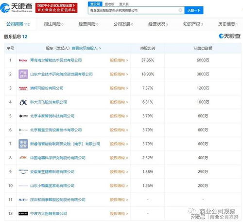 國創智能股權結構塵埃落定，科大訊飛、海爾、方太等巨頭聯袂入股